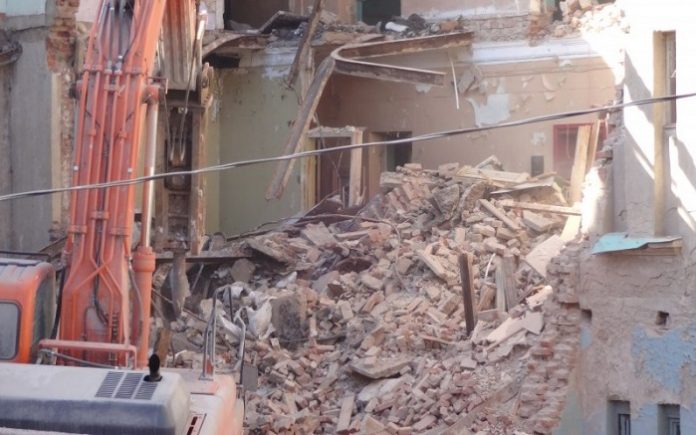 Снос здания студии кинохроники // Фото: "Радио Ростова"