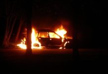 В Ростове на Шолохова загорелась «Лада Приора»