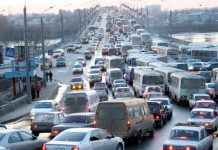 На дорогах Ростова образовались крупные заторы Пробки//Фото с сайта ria.ru