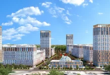 «ЮгСтройИнвест» начал подготовку участка в Александровке к работам по комплексному развитию Проектный вид новго жилого района в Алкесандровке //Фото: ЮгСтройИнвест