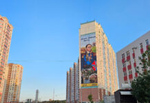 В Ростове появился мурал с атаманом Платовым