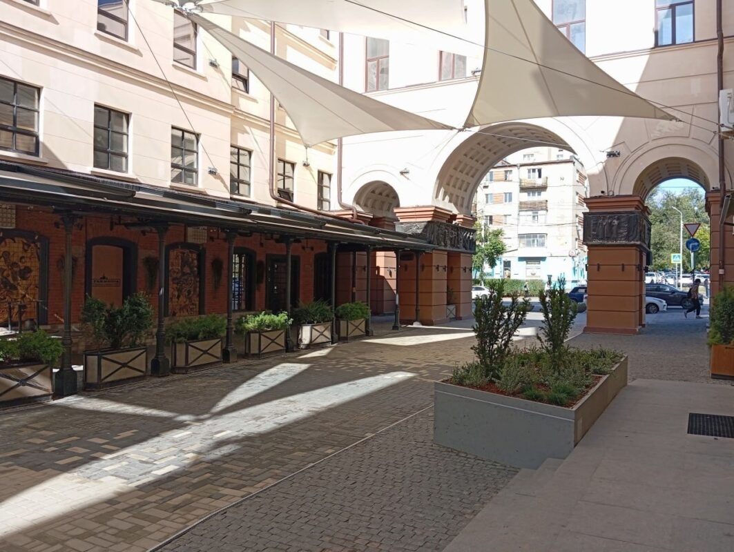 Пешеходная зона «Табачка Центр» на Газетном //Фото паблика Новости Ростова-на-Дону