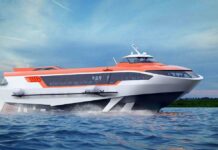 Ростовская область планирует запустить водное сообщение с Мариуполем в 2027 году Судно на подводных крыльях «Метеор 120 М» //Фото Центральное конструкторское бюро им Алексеева