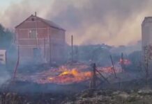 В Ростовской области возникло 50 пожаров тушение пожара в Ростовской области 15 сентября // фото: пресс-служба регионального отделения МЧС