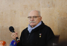 В Ростовском Музыкальном театре прошли показы спектакля Никиты Михалкова «12» Никита Михалков //Фото Денис Демков