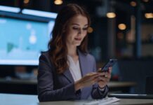 В Ростовской области абоненты мобильной связи все чаще используют цифровых секретарей Абонент со смартфоном //Фото Kandinsky