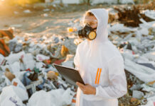 В Семикаракорском затоне обнаружили возможное загрязнение мазутом после прохождения баржи комбинезон от загрязнений // фото: Изображение от prostooleh на Freepik