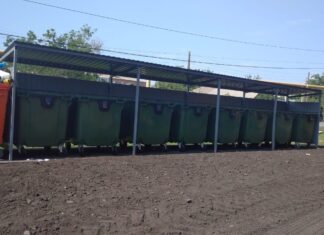 В Ростовской области завершают расстановку 13 тысяч новых мусорных контейнеров В Ростовской области установили новые мусорные контейнеры // фото: donland.ru