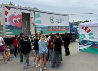 «Поезд здоровья» для отдаленных районов возобновит работу на Дону передвижной медицинский комплекс "Детский доктор" // фото: donland.ru