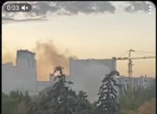 В парке Горького в Ростове пожар