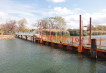 В Старочеркасской строят новую пристань для «Метеоров» и «Валдаев» В Старочеркасске построят понтонную пристань для скоростных судов // фото: donland.ru