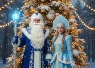 В Ростовской области началась новогодняя суета: спрос на Дедов Морозов и Снегурочек вырос втрое дед мороз и снегурочка // фото: Сгенерировано с помощью ИИ Gemini