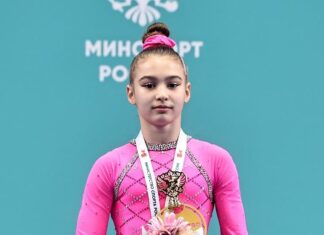 Ростовская гимнастка выиграла первенство России по спортивной гимнастике среди юниорок Алина Ярина// Фото с сайта Федерации гимнастики России