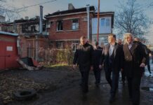 В Таганроге приняли 752 заявления на выплату пострадавшим от атаки БПЛА разрушенное здание в Таганроге // фото: Telegram-канал Юрия Слюсаря