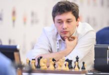 Ростовский гроссмейстер поборется за шахматную корону Андрей Есипенко // фото: Telegram-канал Александра Скрябина