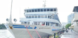 Спрос на круизы в Ростове-на-Дону вырос на 50% по итогам 2025 года Круизный лейнер «Александра (Т.Г.Шевченко)» //Фото Олег Китаев, Рускруиз