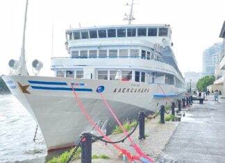 Спрос на круизы в Ростове-на-Дону вырос на 50% по итогам 2025 года Круизный лейнер «Александра (Т.Г.Шевченко)» //Фото Олег Китаев, Рускруиз