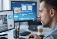 В конце февраля введут официально четырёхдневную рабочую неделю Сотрудник работает с GigaCaht //Фото: нейросеть Сбера ГигаЧат