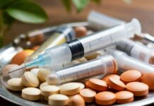 Миллеровский наркоторговец маскировал вещества в продуктах и отправлял по России Таблетки и шприцы // Фото сгенерировано нейросетью «Шедеврум»