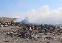 В Ростовской области зафиксировали открытое горение на мусорном полигоне Фото//пресс-служба министерства ЖКХ Ростовской области