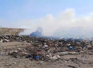 В Ростовской области зафиксировали открытое горение на мусорном полигоне Фото//пресс-служба министерства ЖКХ Ростовской области