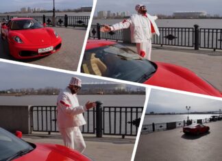Ростовский блогер заплатит штраф за проезд на Ferrari по пешеходной набережной Кадры из ролика Николая Василенко с проездом на Ferrari по Набережной Дона в Ростове-на-Дону //Коллаж Городской репортер