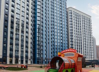 Панорама на Дон и двор без машин: в Ростове сдали новый дом в «Левобережье» Литер 4 «Левобережья» в Ростове-на-Дону //Фото ЮгСтройИнвест