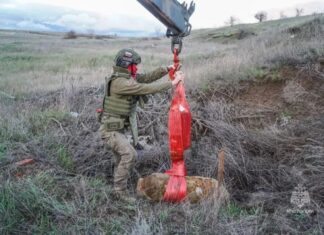 Донские сапёры МЧС уничтожили две авиабомбы времён Великой Отечественной войны в Волгоградской области //Фото: пресс-служба ГУ МЧС России по Ростовской области