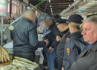 На Центральном рынке Ростова сотрудники пресекли незаконную торговлю рыбой и икрой
