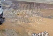 В Ростове переулок Доломановский залило горячей водой